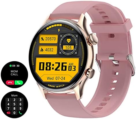 Weelikeit Smart Watch Fitness Tracker со 1,36 AMOLED дисплеј, Bluetooth Calling Watch