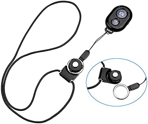 Далечински управувач на блендата на камерата Camkix со Bluetooth безжична технологија - црна - лента со одвојување на прстенот - снимање слики/видео безжично на 30 ft компати?