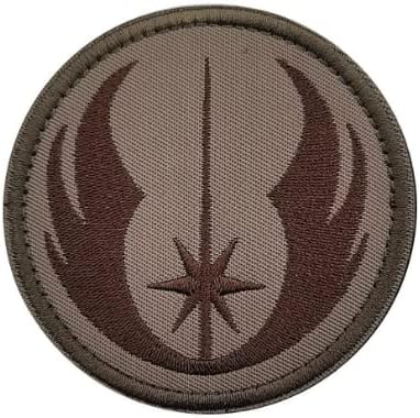 Jedi Нарачајте везови лепенки воен тактички морал за лепец, амблем Апликат кука закрпи за облека со ранец додатоци