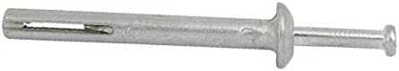X-Dree 6mm Punch Dia 50mm длабочина на цинк легура на легура Сидро сребрен тон 10 парчиња (6мм удар Dia 50mm Profundidad tono