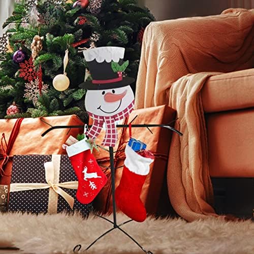 Со носител на Божиќни снежничар и закачалки за порибување, слободно разгледување на гранчиња и виси украси за Божиќни украси