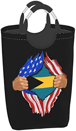 Бахамите Крв Во Мене Валкана Облека Торба За Складирање За Складирање Облека Постелнина Крпи Итн