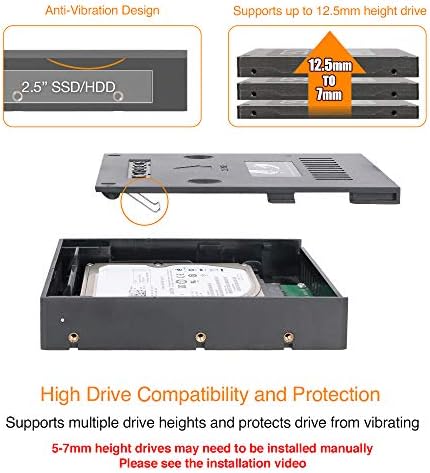 ЛЕДЕНО ПРИСТАНИШТЕ Мала Тежина 2.5 до 3.5 SATA HDD &засилувач; SSD Конвертор/Монтажа Комплет За Внатрешни 3.5 Диск Беј | EZConvert