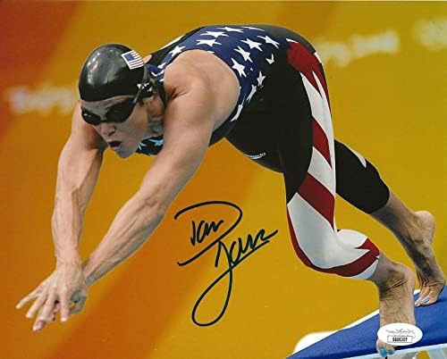 Пливачот на олимписки златен медал на Дара Торес во САД, потпишан 8x10 Фото автограмирана 8 ЈСА - Автограмски олимписки фотографии