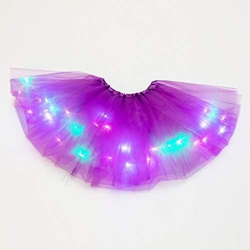 Tulle со LED ниво на забава танцување здолниште жени сијалица принцеза мала мрежна здолниште модна секвенка мини линија здолниште